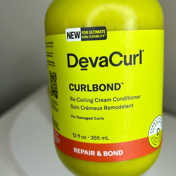 DevaCurl CurlBond Re-Coiling Cream Conditioner | 12oz Set of 2 - Picture 3 of 3